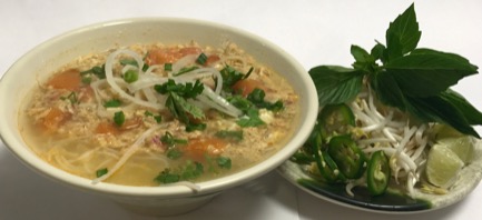 Bun Rieu (Tomato and Crabmeat Soup)