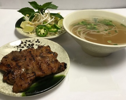 Pho NY (Grilled Marinated Pork Chops)