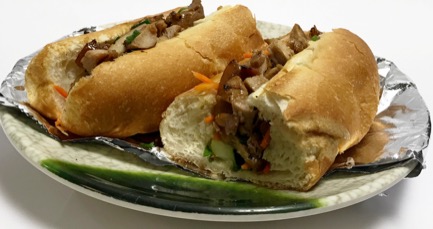 Banh Mi Ga Nuong (Marinated Chicken Sandwiches)