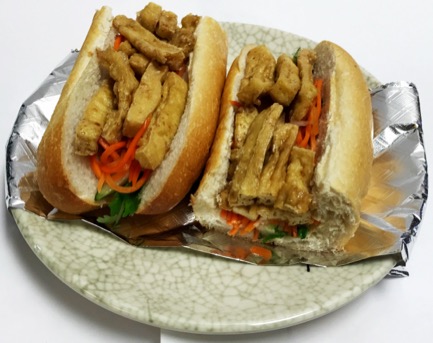 Banh Mi Tofu (Fried Tofu Sandwiches)